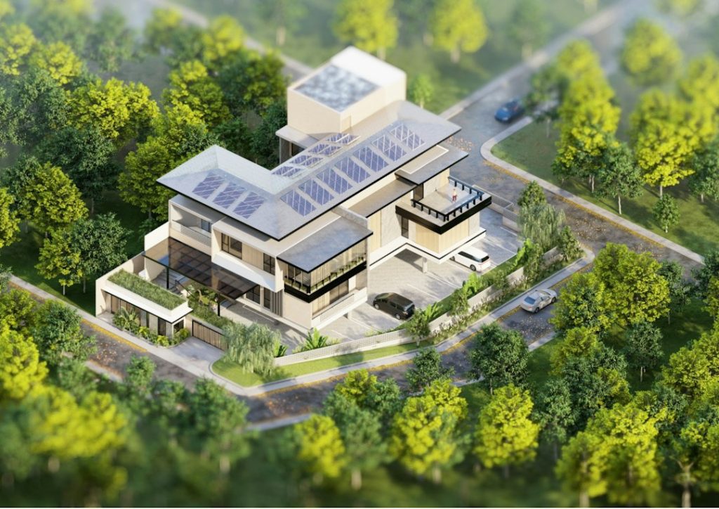 Editorial image illustrating solar